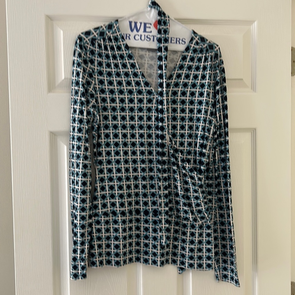 Ann Taylor tie waist top